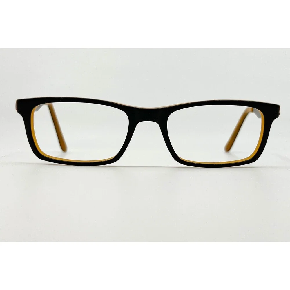 Champion Eyeglasses Kids Black Orange CU 9004 CA01 Rectangular 49-17-120